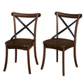 Chaises de salle à manger Simple Living Constance à dossier en X (lot de 2)