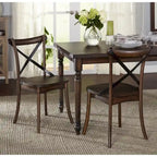 Chaises de salle à manger Simple Living Constance à dossier en X (lot de 2)