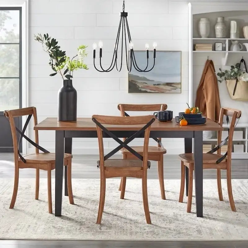 Chaises de salle à manger Simple Living Constance à dossier en X (lot de 2)