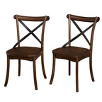 Chaises de salle à manger Simple Living Constance à dossier en X (lot de 2)
