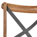 Chaises de salle à manger Simple Living Constance à dossier en X (lot de 2)