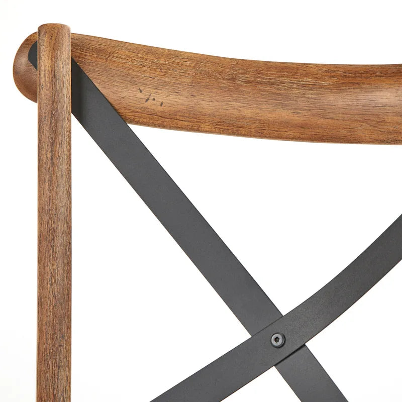 Chaises de salle à manger Simple Living Constance à dossier en X (lot de 2)