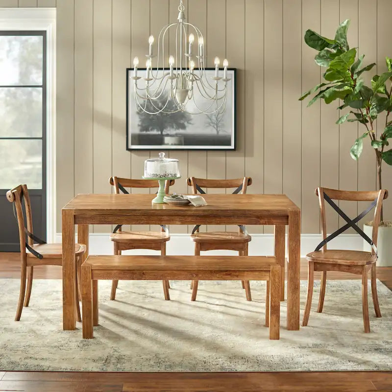 Chaises de salle à manger Simple Living Constance à dossier en X (lot de 2)