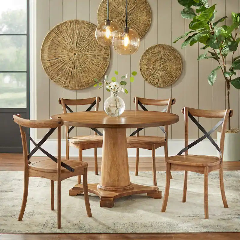 Chaises de salle à manger Simple Living Constance à dossier en X (lot de 2)