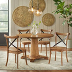 Chaises de salle à manger Simple Living Constance à dossier en X (lot de 2)