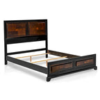 Ensemble de chambre à coucher Jupa Transitional en bois de noyer de 2 pièces par Furniture of America