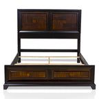 Ensemble de chambre à coucher Jupa Transitional en bois de noyer de 2 pièces par Furniture of America