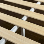 Cadre de lit plateforme Priage by ZINUS en bois blanc cassé Deluxe avec tête de lit