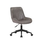 Porthos Home Cabe Chaise de bureau pivotante, Revêtement en microfibre