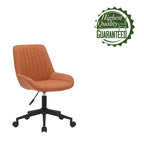 Porthos Home Cabe Chaise de bureau pivotante, Revêtement en microfibre
