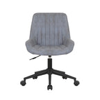 Porthos Home Cabe Chaise de bureau pivotante, Revêtement en microfibre