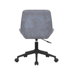 Porthos Home Cabe Chaise de bureau pivotante, Revêtement en microfibre