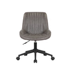 Porthos Home Cabe Chaise de bureau pivotante, Revêtement en microfibre