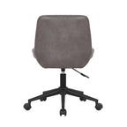 Porthos Home Cabe Chaise de bureau pivotante, Revêtement en microfibre