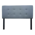 8-button Tufted Candice Bay Blue Headboard