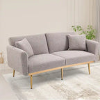 Fauteuil d'appoint sans accoudoirs sectionnel modulaire en lin