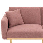Fauteuil d'appoint sans accoudoirs sectionnel modulaire en lin