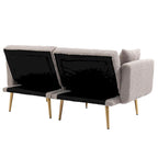 Fauteuil d'appoint sans accoudoirs sectionnel modulaire en lin