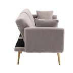 Fauteuil d'appoint sans accoudoirs sectionnel modulaire en lin