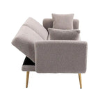 Fauteuil d'appoint sans accoudoirs sectionnel modulaire en lin