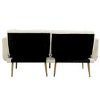 Fauteuil d'appoint sans accoudoirs sectionnel modulaire en lin