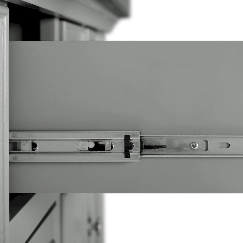 Crosley Julia Îlot de cuisine en acier inoxydable avec tabourets à dossier en X – 50 L x 60 P x 41 H