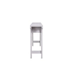 Table console Jessica en chêne blanc contemporain de 178 cm avec 2 tiroirs par Furniture of America