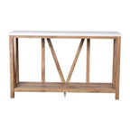 Console d'entrée rustique de style ferme
