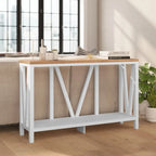 Console d'entrée rustique de style ferme