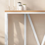 Console d'entrée rustique de style ferme
