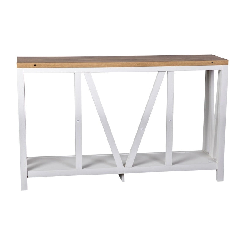 Console d'entrée rustique de style ferme