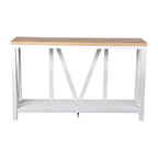 Console d'entrée rustique de style ferme