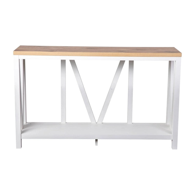 Console d'entrée rustique de style ferme
