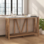 Console d'entrée rustique de style ferme