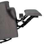 Fauteuil inclinable planeur manuel avec dossier haut et pivotant à 360°