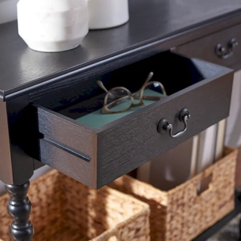 SAFAVIEH Henretta Console 2 tiroirs - 35,5 L x 13 P x 29,5 H - 35,5 L x 13 P x 29,5 H - 36Lx13Px30H