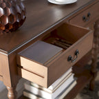 SAFAVIEH Henretta Console 2 tiroirs - 35,5 L x 13 P x 29,5 H - 35,5 L x 13 P x 29,5 H - 36Lx13Px30H