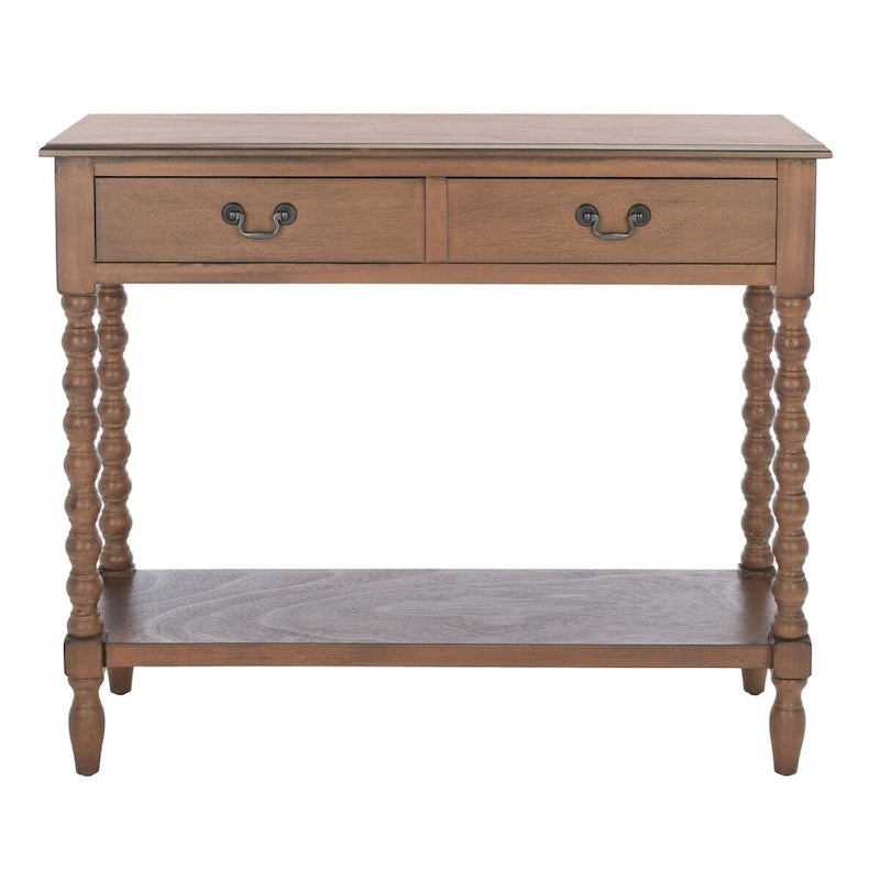 SAFAVIEH Henretta Console 2 tiroirs - 35,5 L x 13 P x 29,5 H - 35,5 L x 13 P x 29,5 H - 36Lx13Px30H