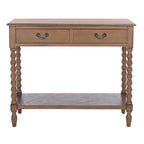 SAFAVIEH Henretta Console 2 tiroirs - 35,5 L x 13 P x 29,5 H - 35,5 L x 13 P x 29,5 H - 36Lx13Px30H