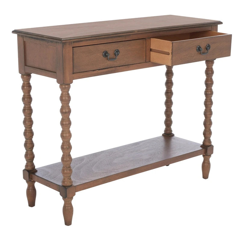 SAFAVIEH Henretta Console 2 tiroirs - 35,5 L x 13 P x 29,5 H - 35,5 L x 13 P x 29,5 H - 36Lx13Px30H