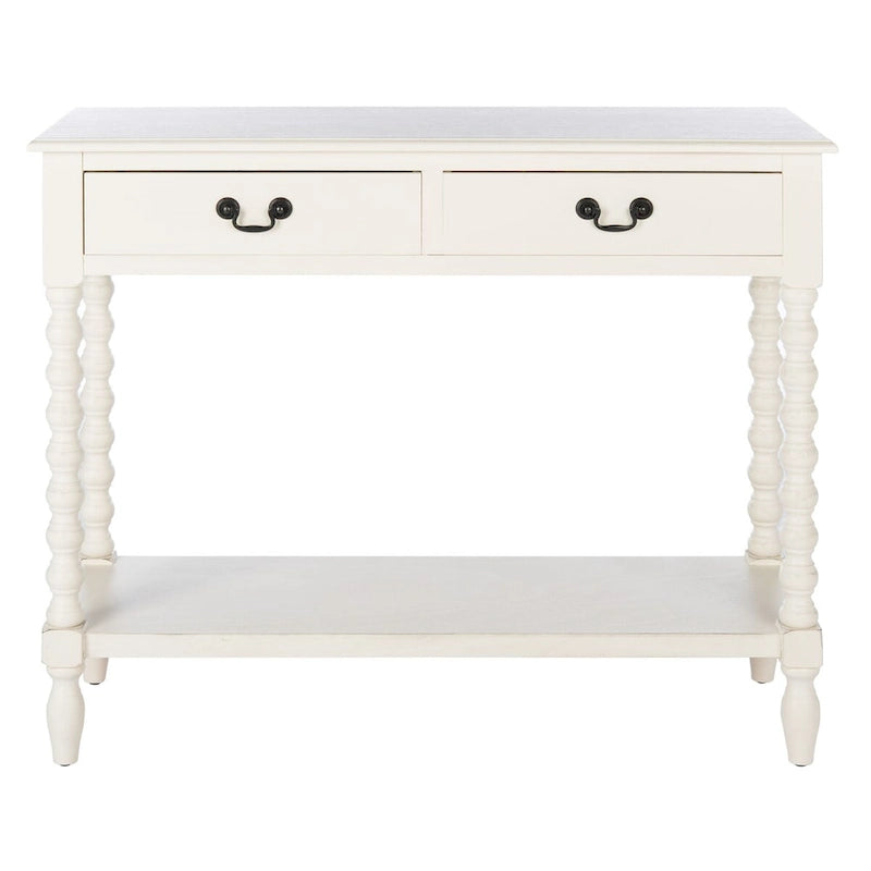 SAFAVIEH Henretta Console 2 tiroirs - 35,5 L x 13 P x 29,5 H - 35,5 L x 13 P x 29,5 H - 36Lx13Px30H