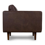 Fauteuil de salon Napa Poly and Bark - Cuir italien véritable