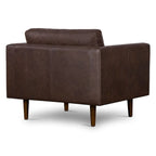 Fauteuil de salon Napa Poly and Bark - Cuir italien véritable