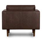 Fauteuil de salon Napa Poly and Bark - Cuir italien véritable