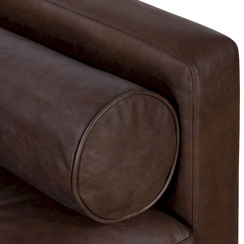 Fauteuil de salon Napa Poly and Bark - Cuir italien véritable