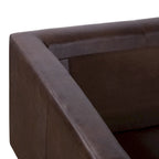 Fauteuil de salon Napa Poly and Bark - Cuir italien véritable