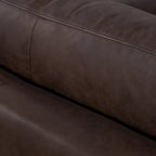 Fauteuil de salon Napa Poly and Bark - Cuir italien véritable