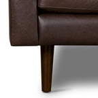 Fauteuil de salon Napa Poly and Bark - Cuir italien véritable
