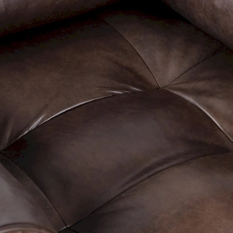 Fauteuil de salon Napa Poly and Bark - Cuir italien véritable