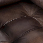 Fauteuil de salon Napa Poly and Bark - Cuir italien véritable